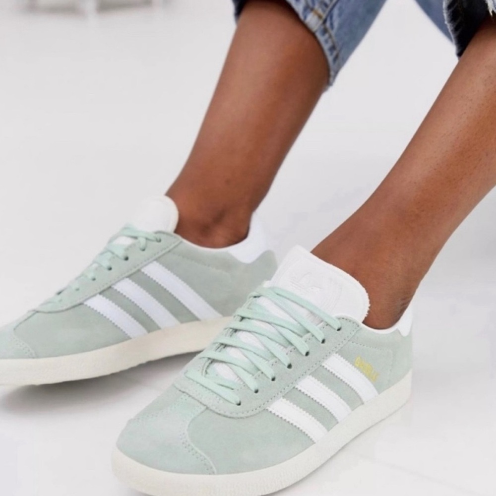 COPY - Mint green ADIDAS gazelle sneakers